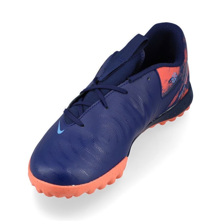 Nike Phantom GX II Academy TF Erling Haaland Personal Edition - Bleu/Chrome Enfant ÉDITION LIMITÉE