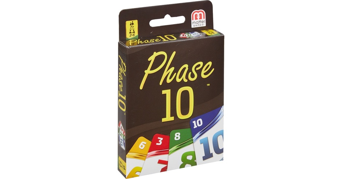 Mattel GamesPhase 10 Kaartspel  (2 - 6 spelers, Vanaf 7 jaar)