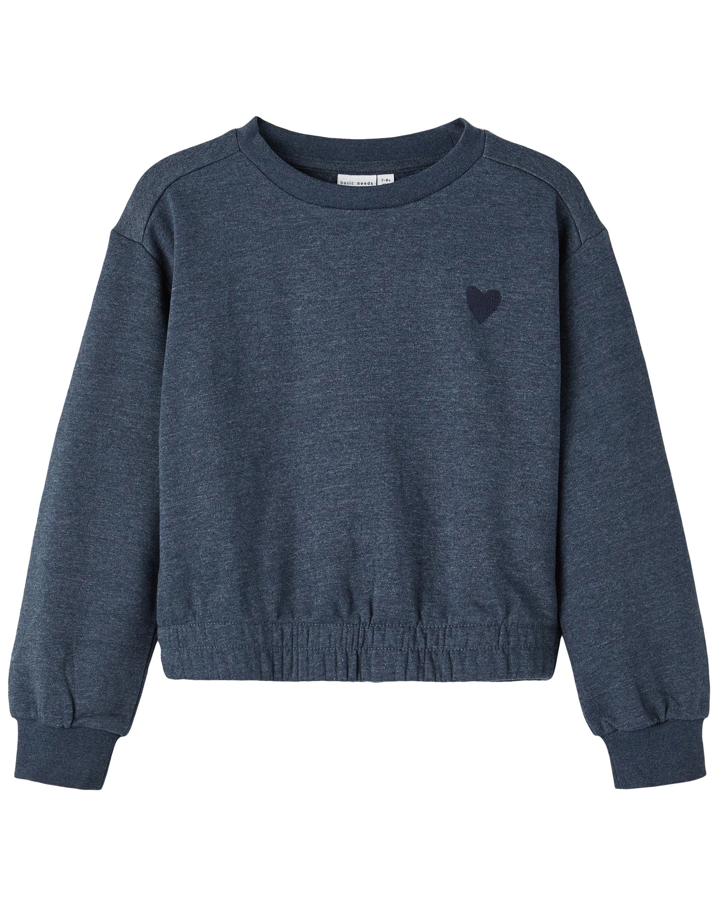 Sweatshirt NKFVILUNA BOXY in dark sapphire