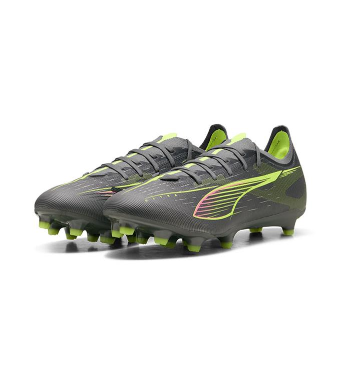 PUMA ULTRA 5 MATCH FG/AG 108166 MATTE-AGED-SILVER-YELLOW-ALERT