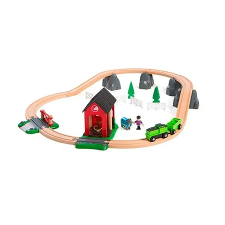 BRIO Pferde Bahn Spiel Set, 28-teilig