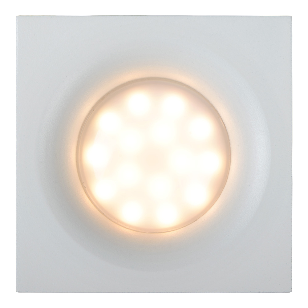 Lucide Ziva vierkante inbouwspot 50W wit
