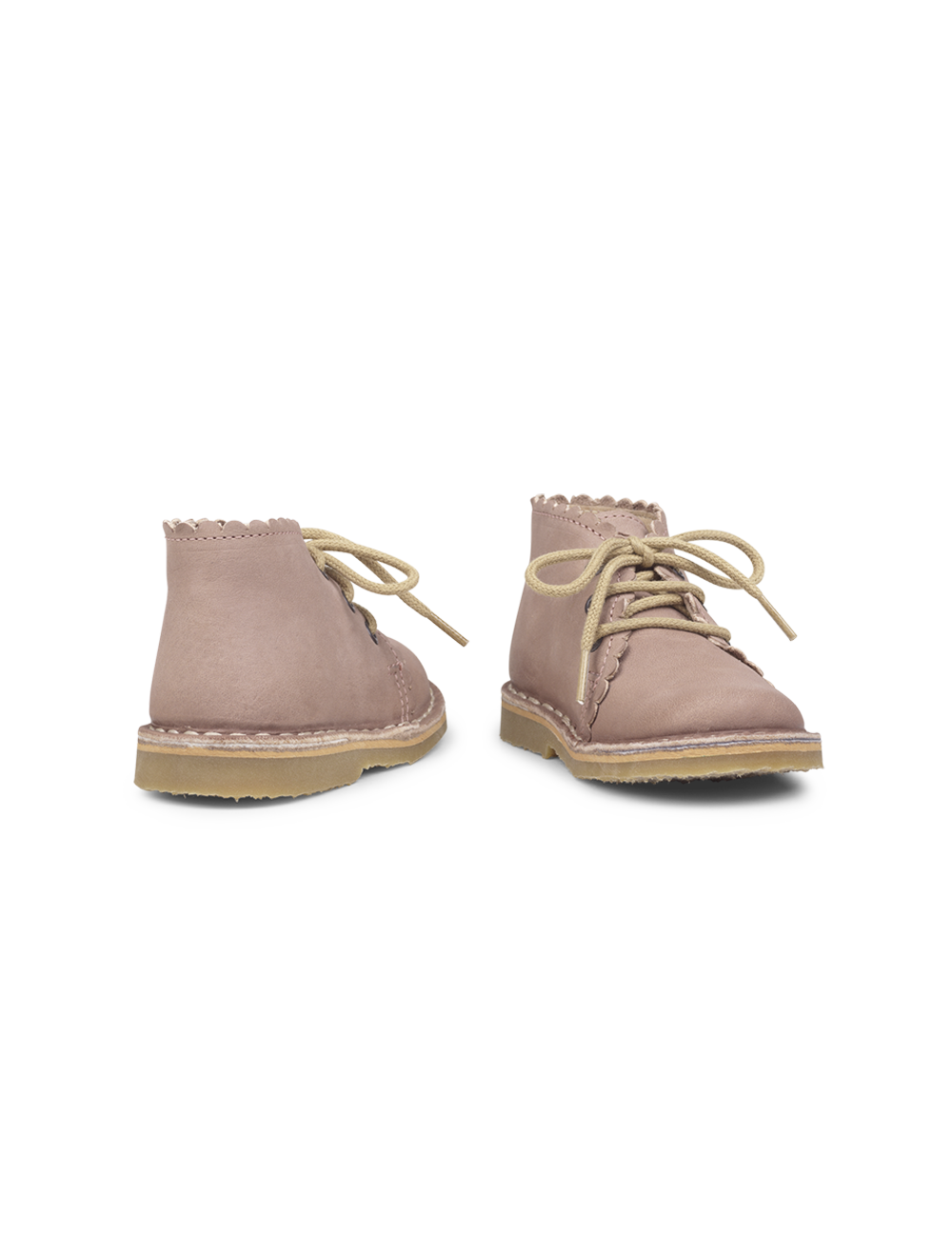 Scallop Boot - Old rose