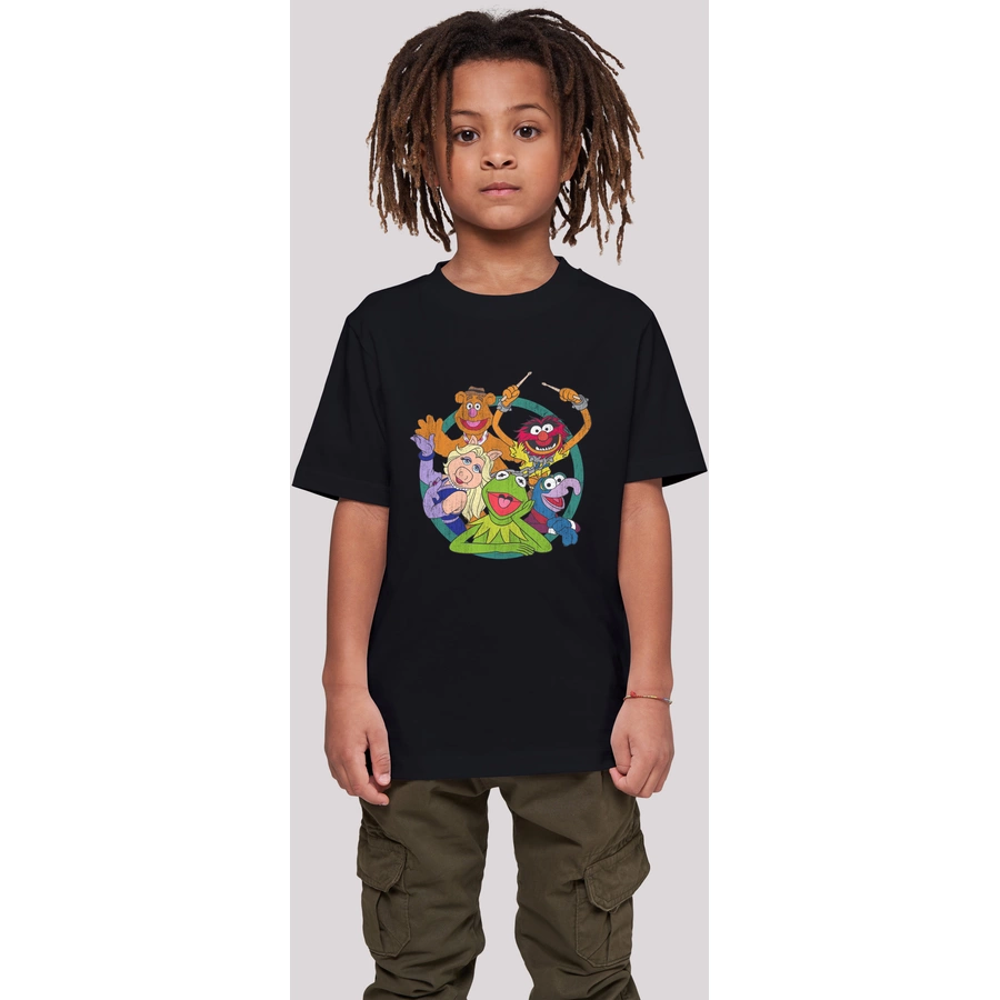 F4NT4STIC T-Shirt  Die Muppets Group Circle schwarz