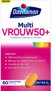 Davitamon Davita Multi Vrouw 50 Plus - extra D3 60TB
