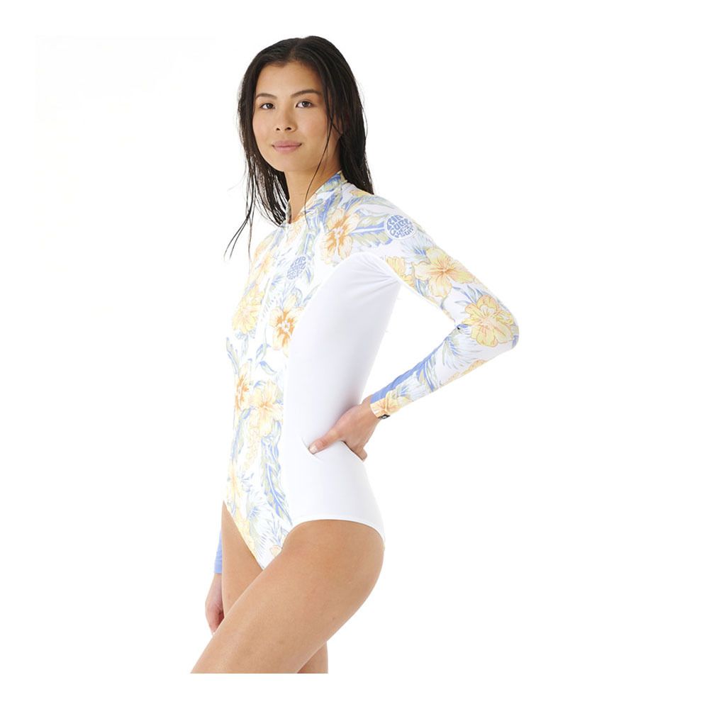 Rip Curl ALWAYS SUMMER UPF 50+ FZ - Combinaison bikini 1 mm Femme white