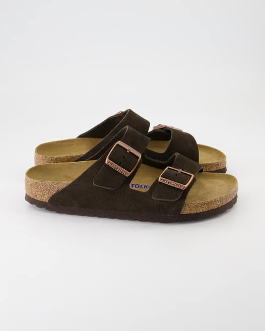 Birkenstock Arizona Soft Pantoletten in Braun