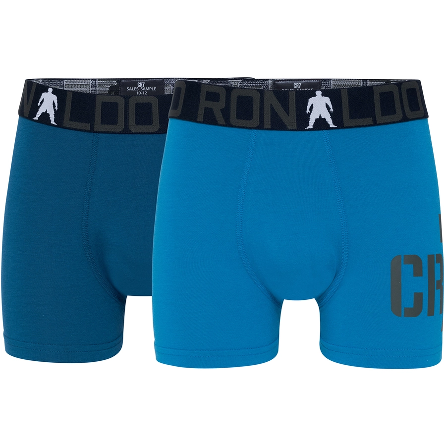 CR7 Cristiano Ronaldo Boxer Boy's Trunk Bamboo blau