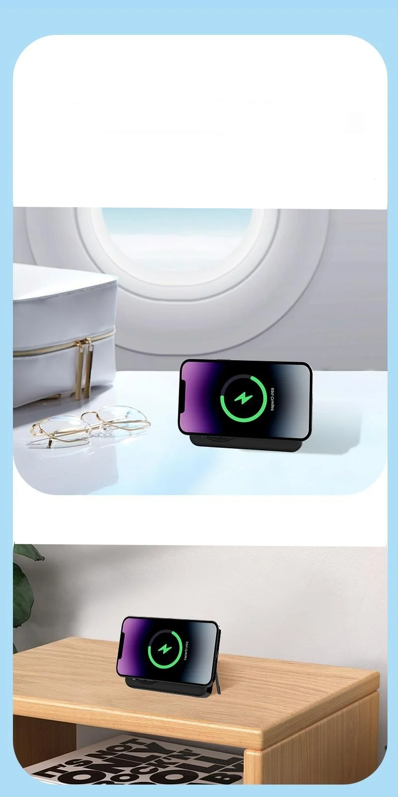 (35W) 10000mAh Magnetische Qi2 MagSafe USB C Powerbank Power Delivery Ladegerät inkl. USB C Ladekabel - Schwarz