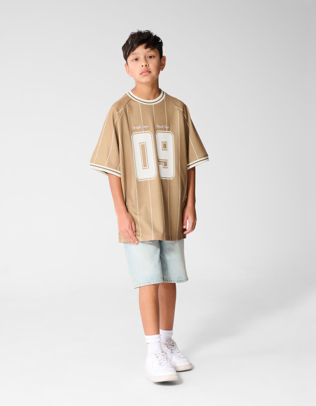 Oversized Sporty T-shirt Bruin