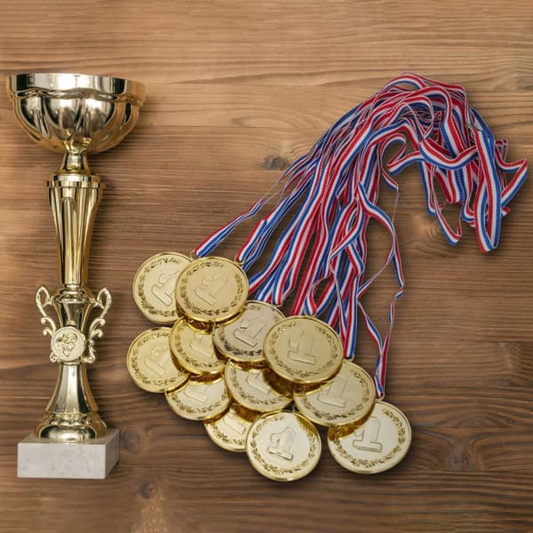 Gullmedalje for barn - sett med 12