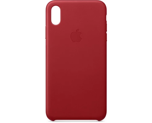 Apple iPhone XS Max Leather Case - (PRODUCT)RED