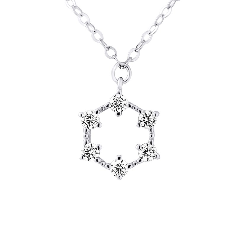 Collier CERCLE - Oxydes de zirconium - Argent 925