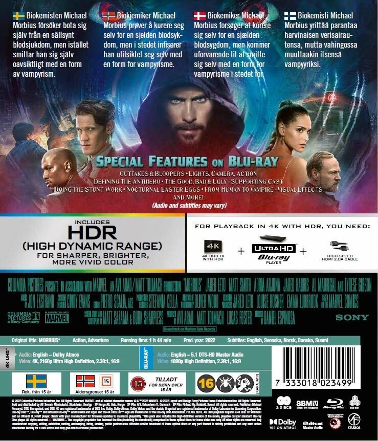Morbius - 4K Ultra HD Blu-Ray