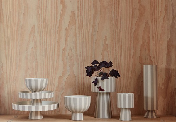 Oyoy Living - Toppu Vase Høj - Clay