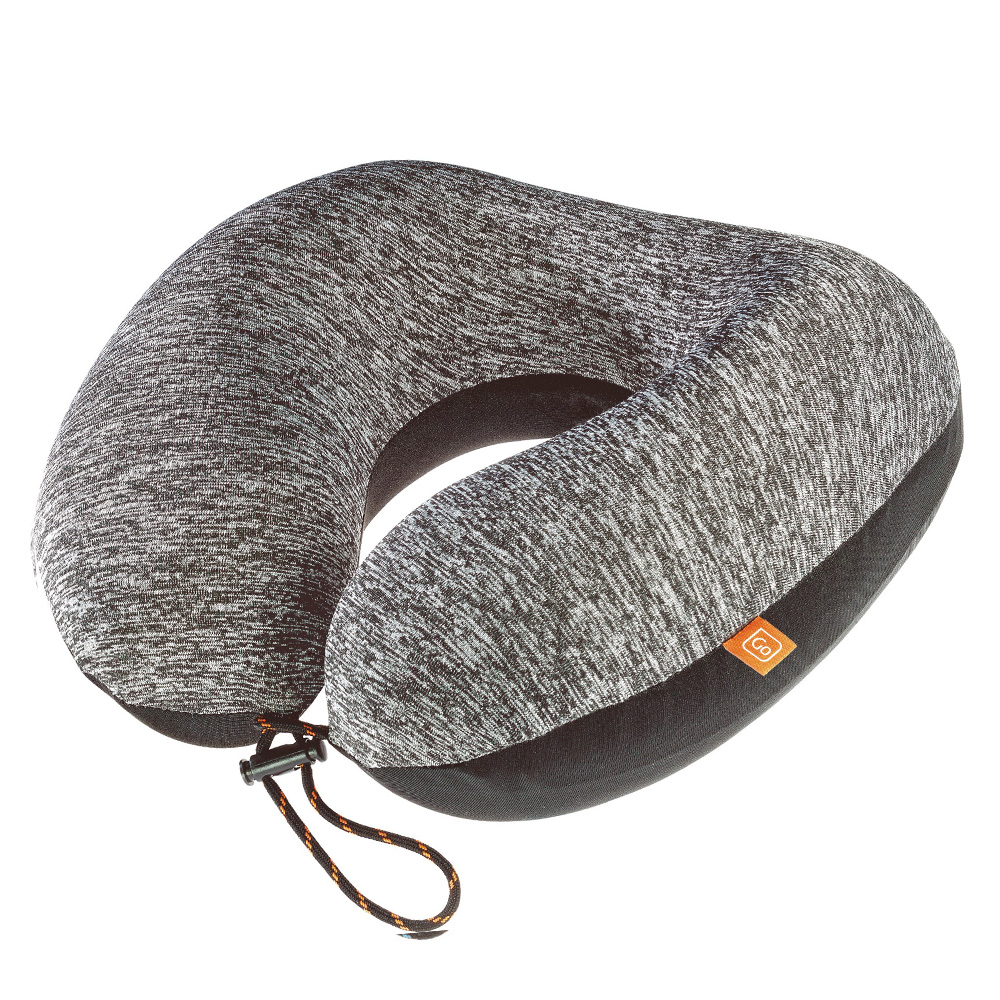 Memory ZZZs Nacken Kissen Reise Kopfstütze (485.105) - Orange / Grau