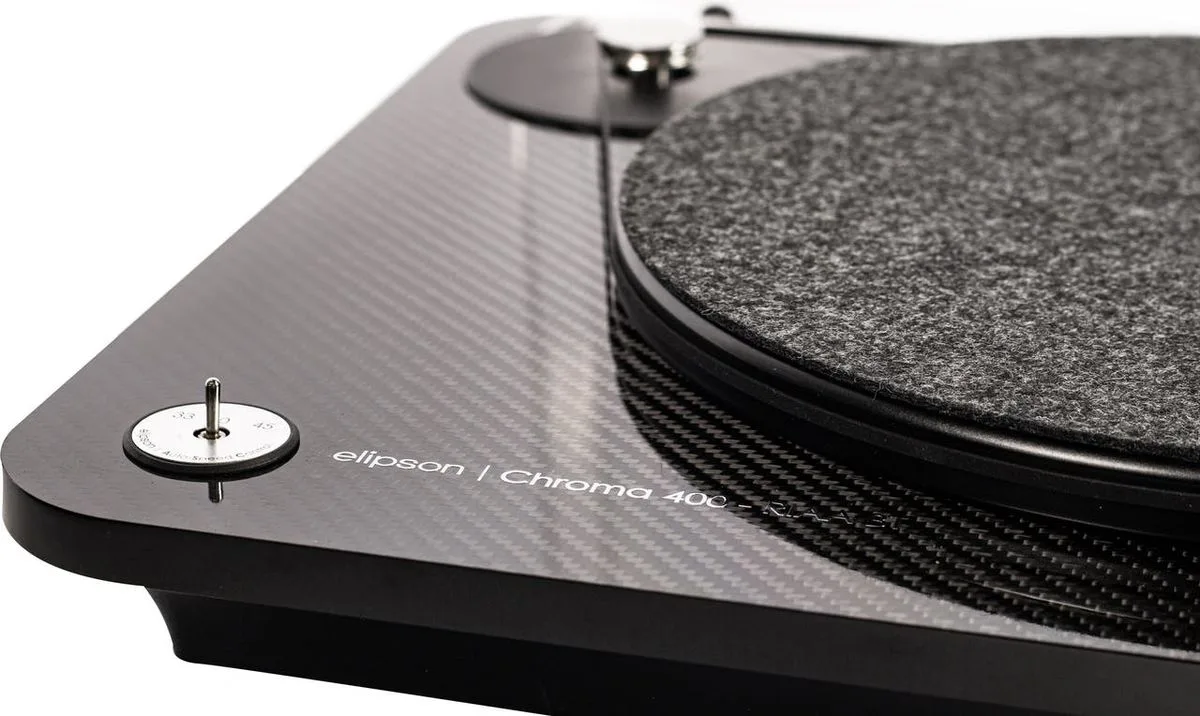 Elipson Chroma 400 RIAA BT Carbone Platines vinyle hi-fi