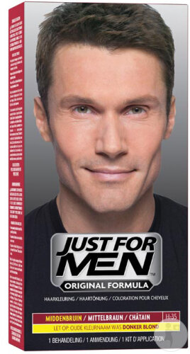 Just For Men Original Formula Coloration Cheveux Châtain H-35 1 Kit