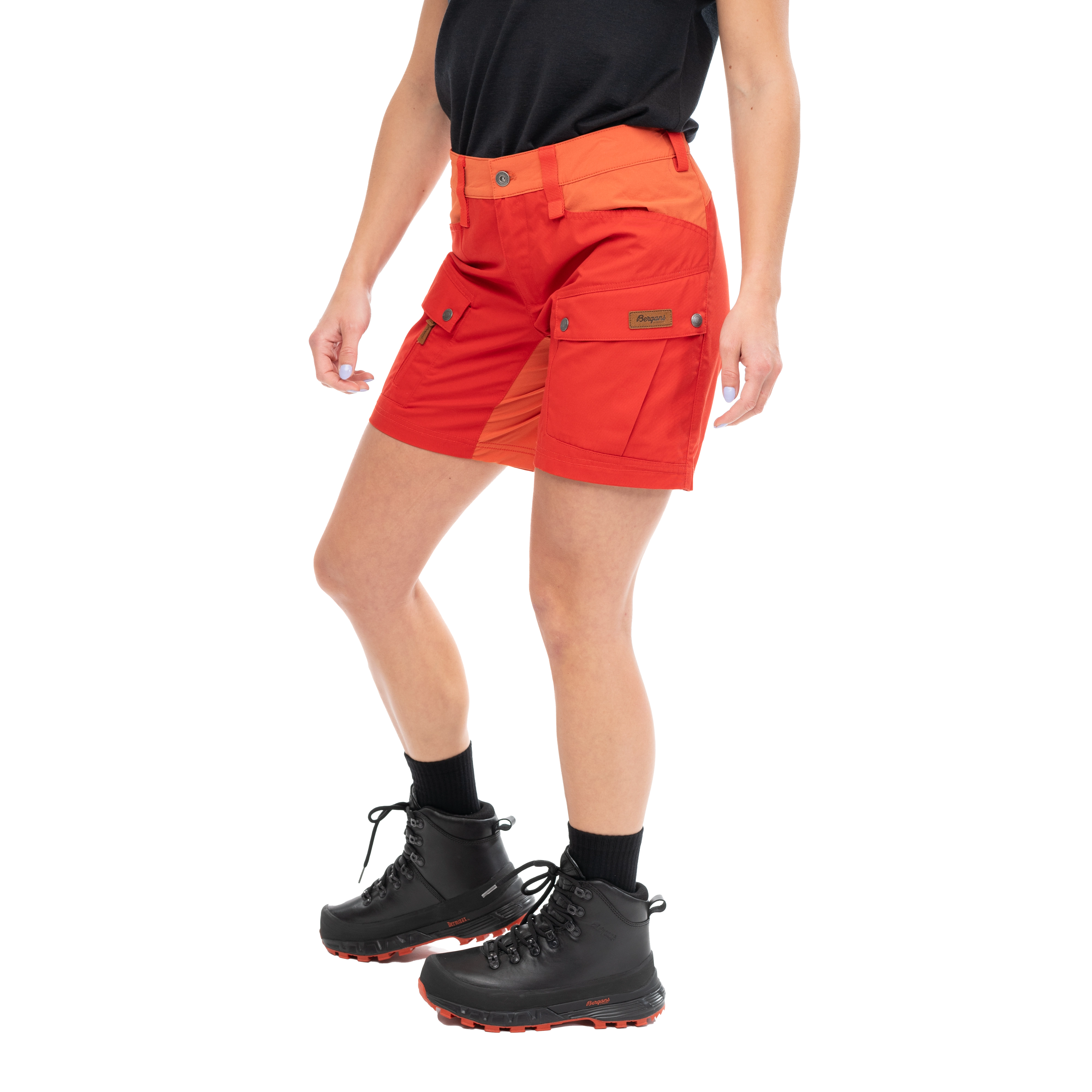 Nordmarka Favor Outdoor Shorts Women Dark Brick