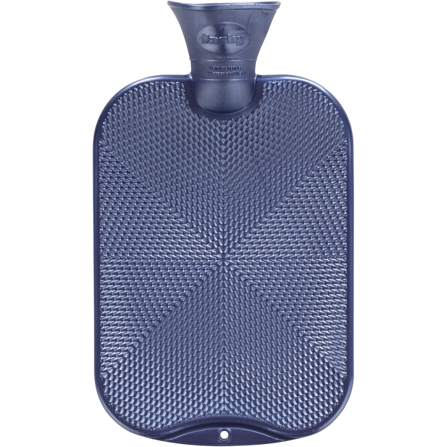 fashy® Wärmflasche Kristall Star 2,0L, blau