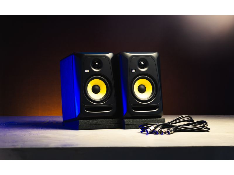 KRK Studiomonitore ROKIT 5 G3 Classic Pack Schwarz Professionelle Zwei-Wege-Studiomonitore
