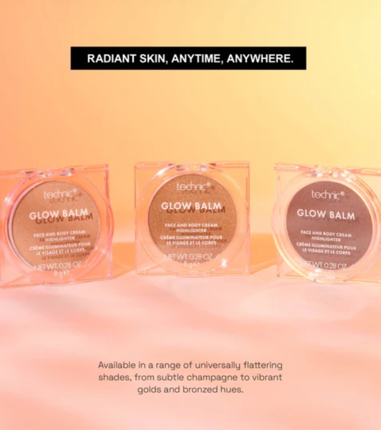 Technic Cosmetics - *Sundrenched* - Iluminador em creme Glow Balm - Bronzed Beauty