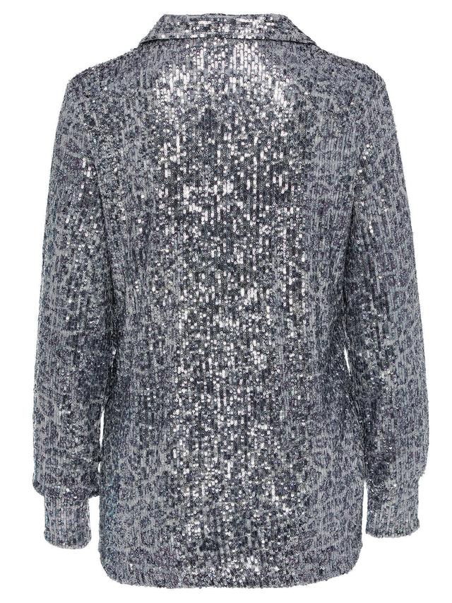 Paillettenbluse
