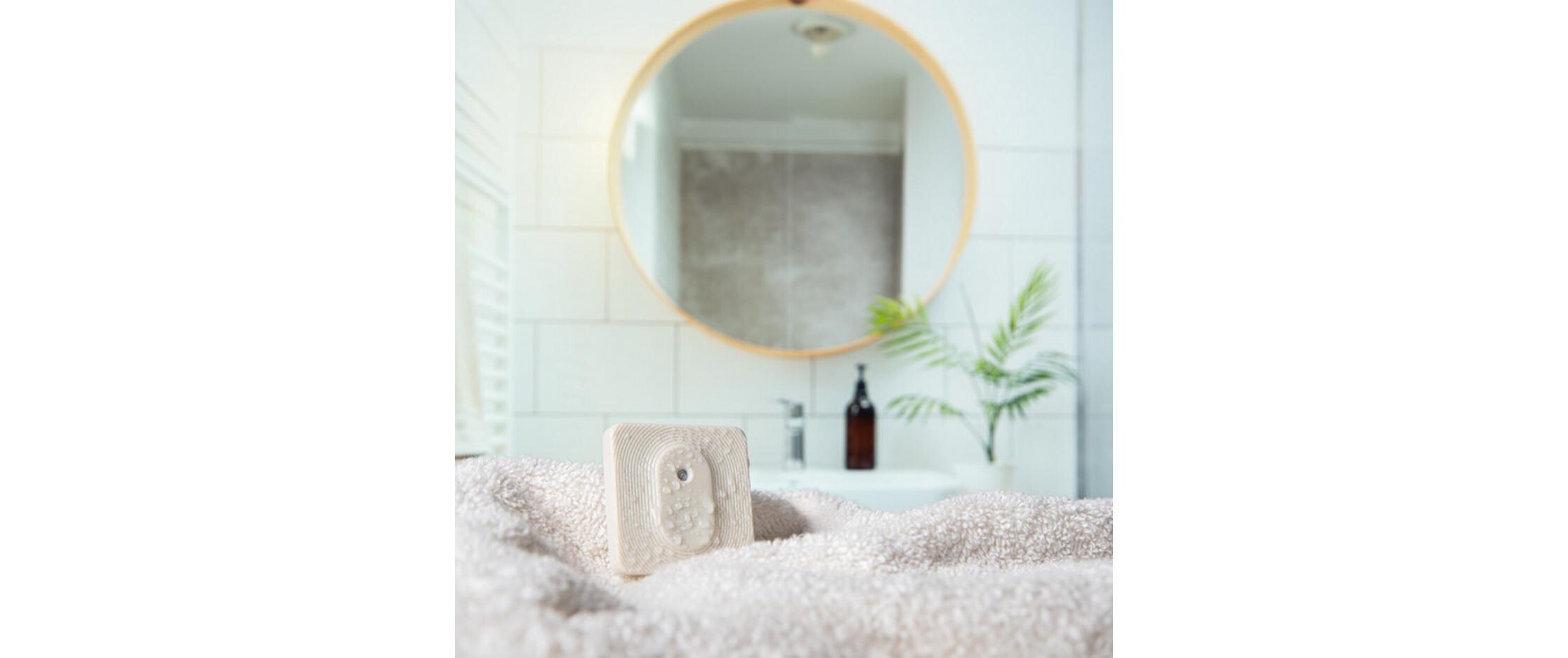 Smart Home Blu H&T ElfenbeinBluetooth-gesteuerter Temperatur- und Luftfeuchtigkeitssensor