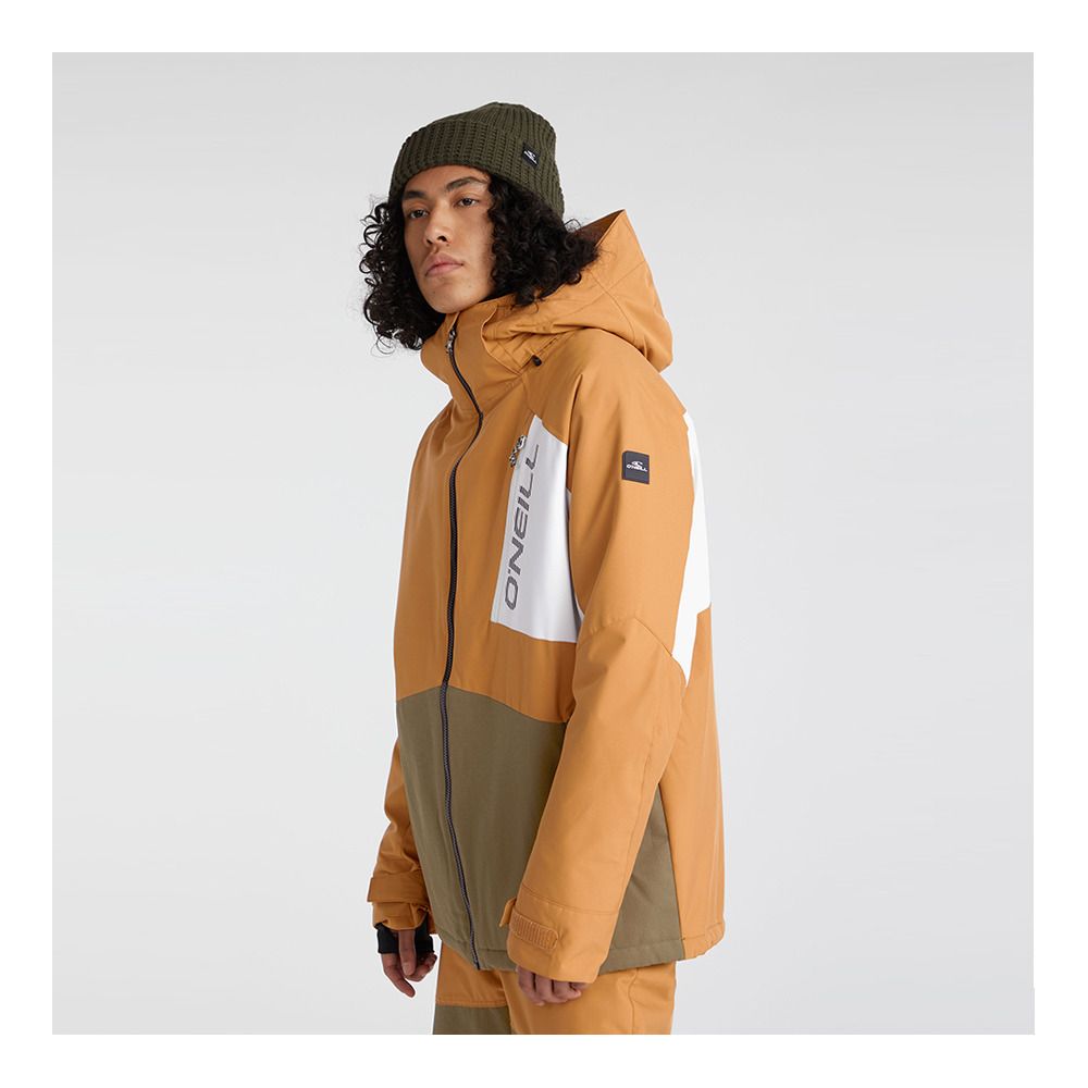O'Neill JACKSAW - Veste ski Homme rich caramel colour block