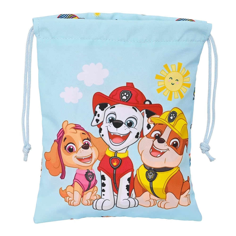 Saquito Merienda Patrulla Canina 25x20