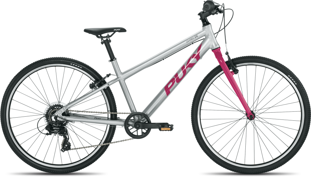 Puky LS-PRO 26-8 Børnecykel Sølv/Bær