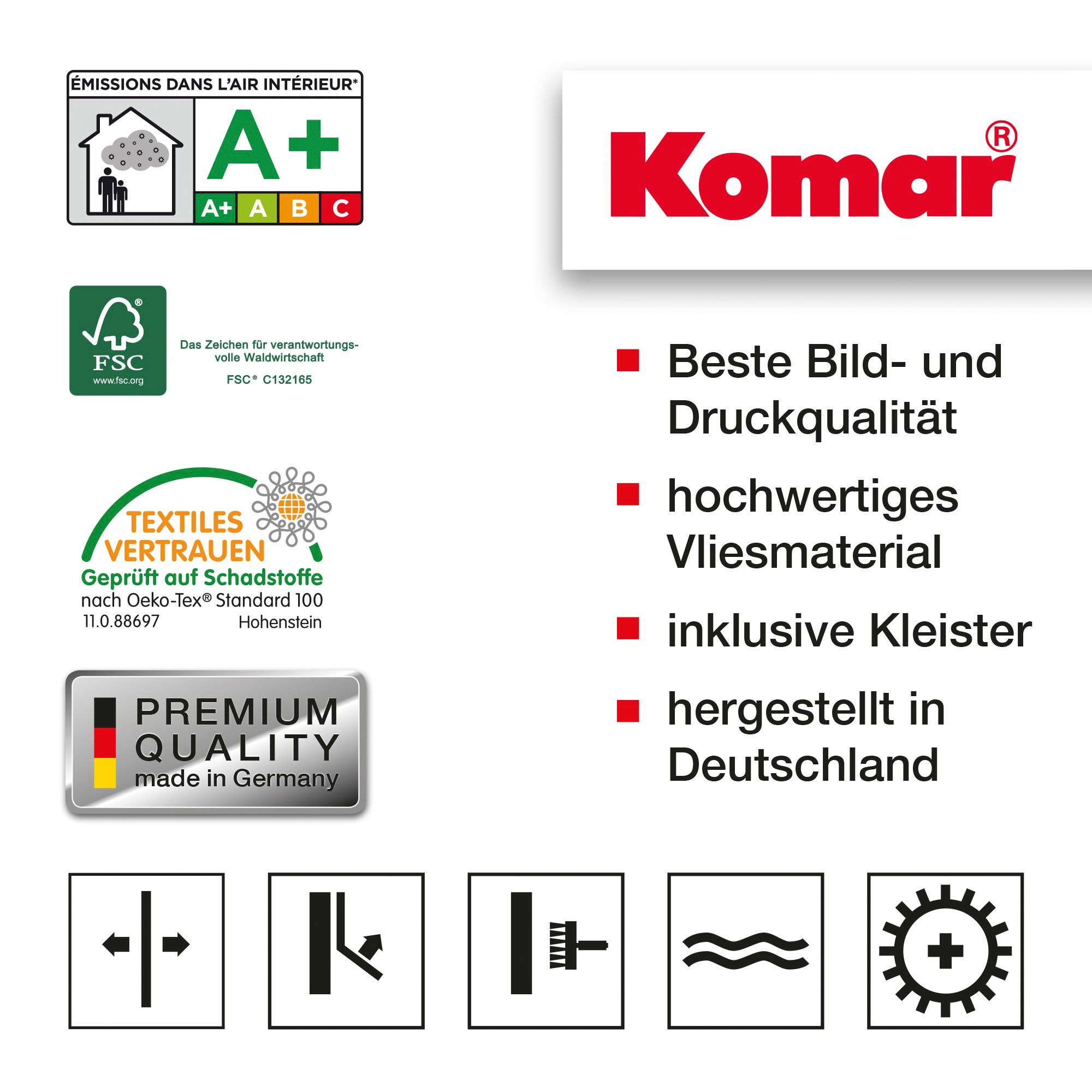 Komar Vliestapete »Digitaldruck Vlies -  Marmorelia - Grösse 350 x 250 cm« bedruckt glatt Wohnzimmer, Schlafzimmer