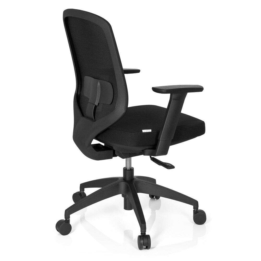 Profi Bürostuhl DELIGHT PRO Stoff/Netzstoff mit Armlehnen (höhenverstellbar) hjh OFFICE