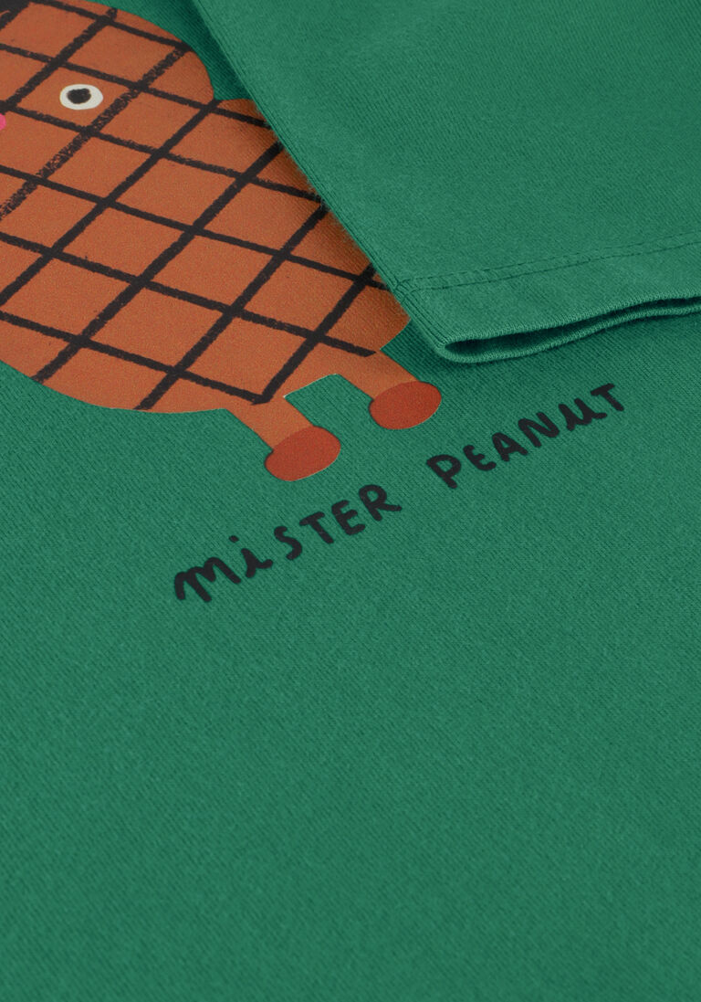 DAILY BRAT groene daily brat t-shirt peanut man t-shirt