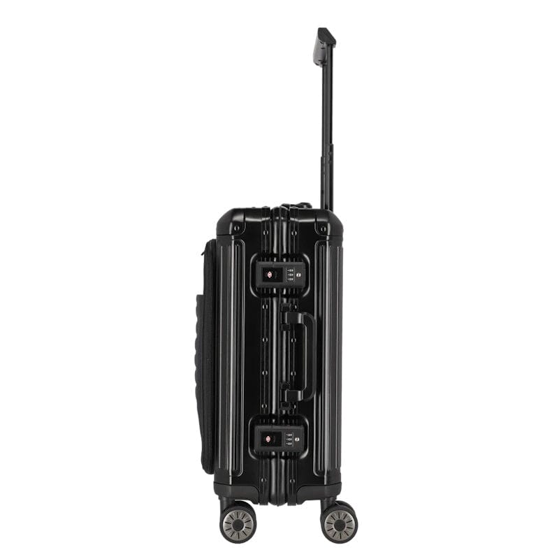 Travelite Next Trolley Frontpocket Aluminium Black