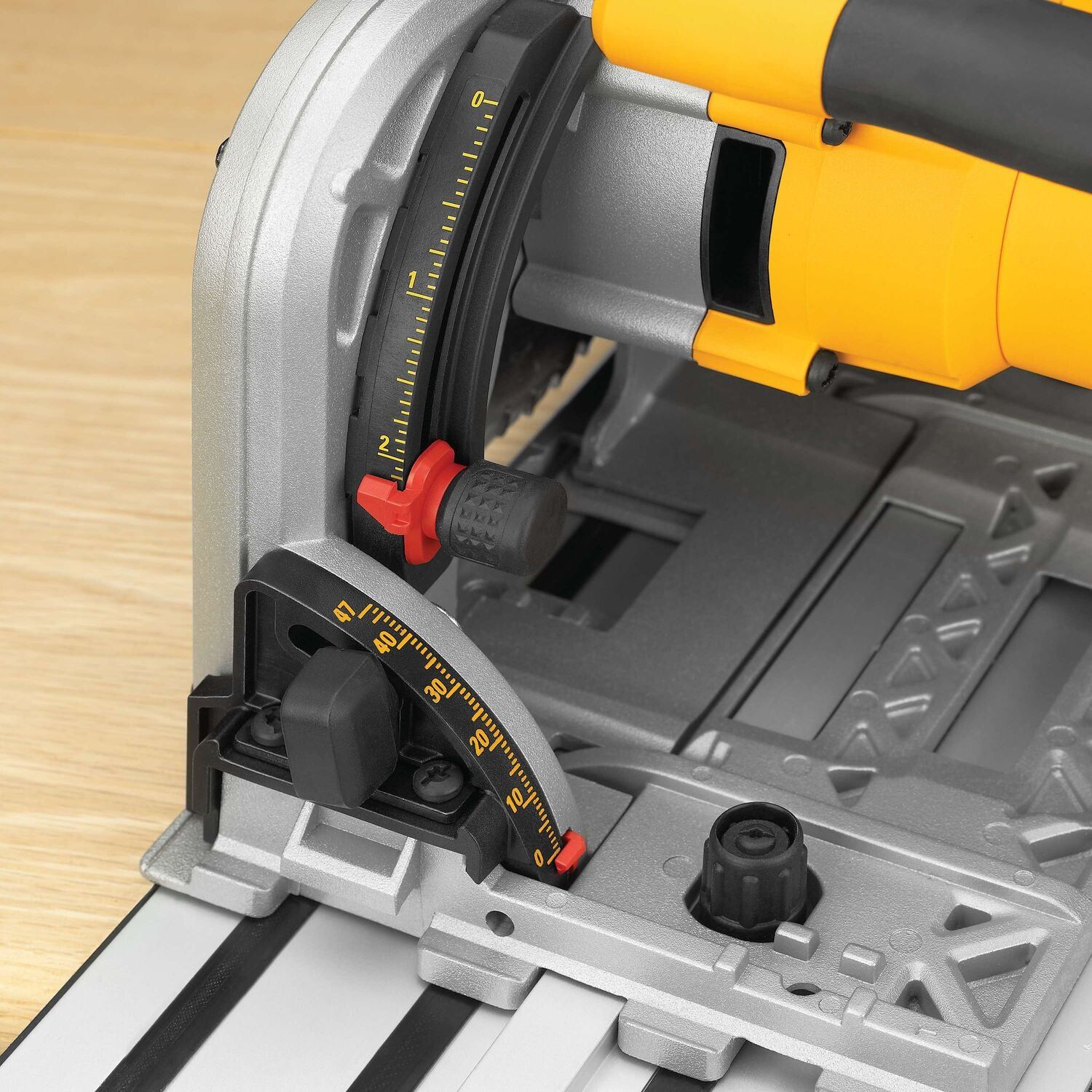 DeWALT DWS520KT Invalzaag incl. 2x Geleiderails en koppelstrip