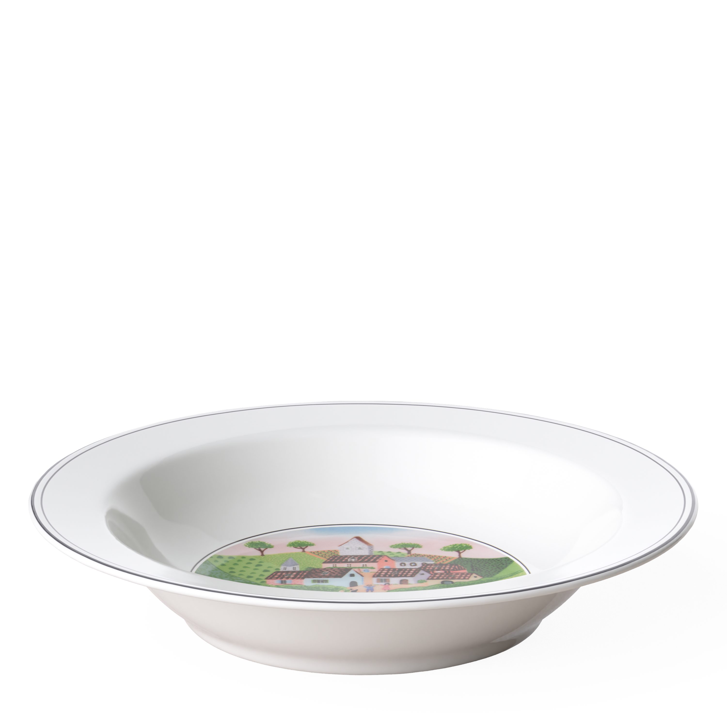 Design Naif Centerpiece bowl Multi-colored, 7.5 oz, Premium Porcelain