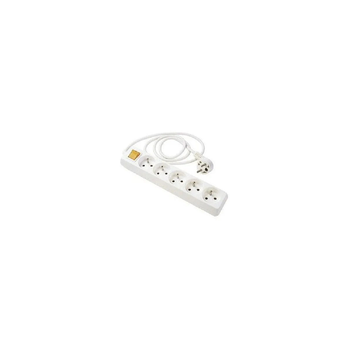 EXPERT LINE Bloc multiprise 5 prises - Noir