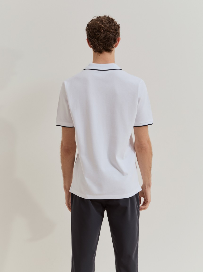 Polo de algodão regular fit