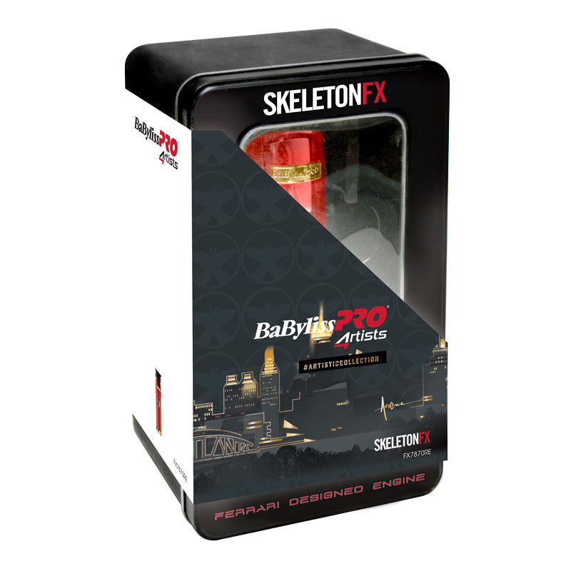 Tondeuse de précision métal Skeleton FX7870GE red FX7870RE