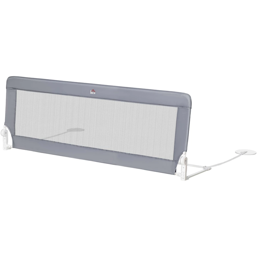 HOMCOM Bettgitter mit Schutzanker grau