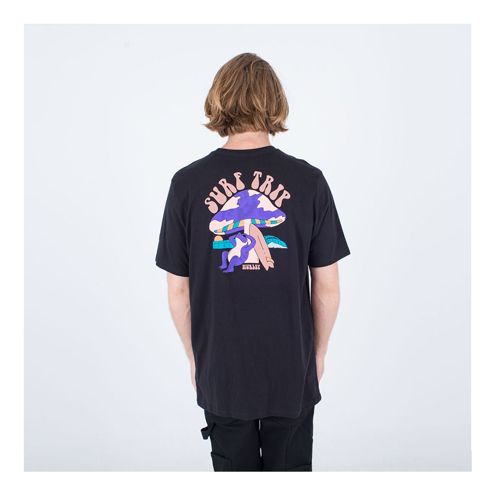 Hurley EVERYDAY SURF TRIP - Tee-shirt Homme black