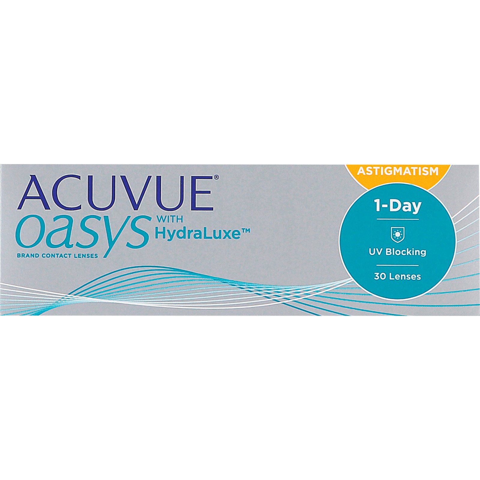 1-Day Acuvue Oasys for Astigmatism 30 Tages-Kontaktlinsen Zylinder -2.25, 120, -4.00