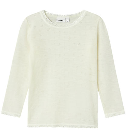 Name It Bluse - Wolle - NbfWang - Snow White