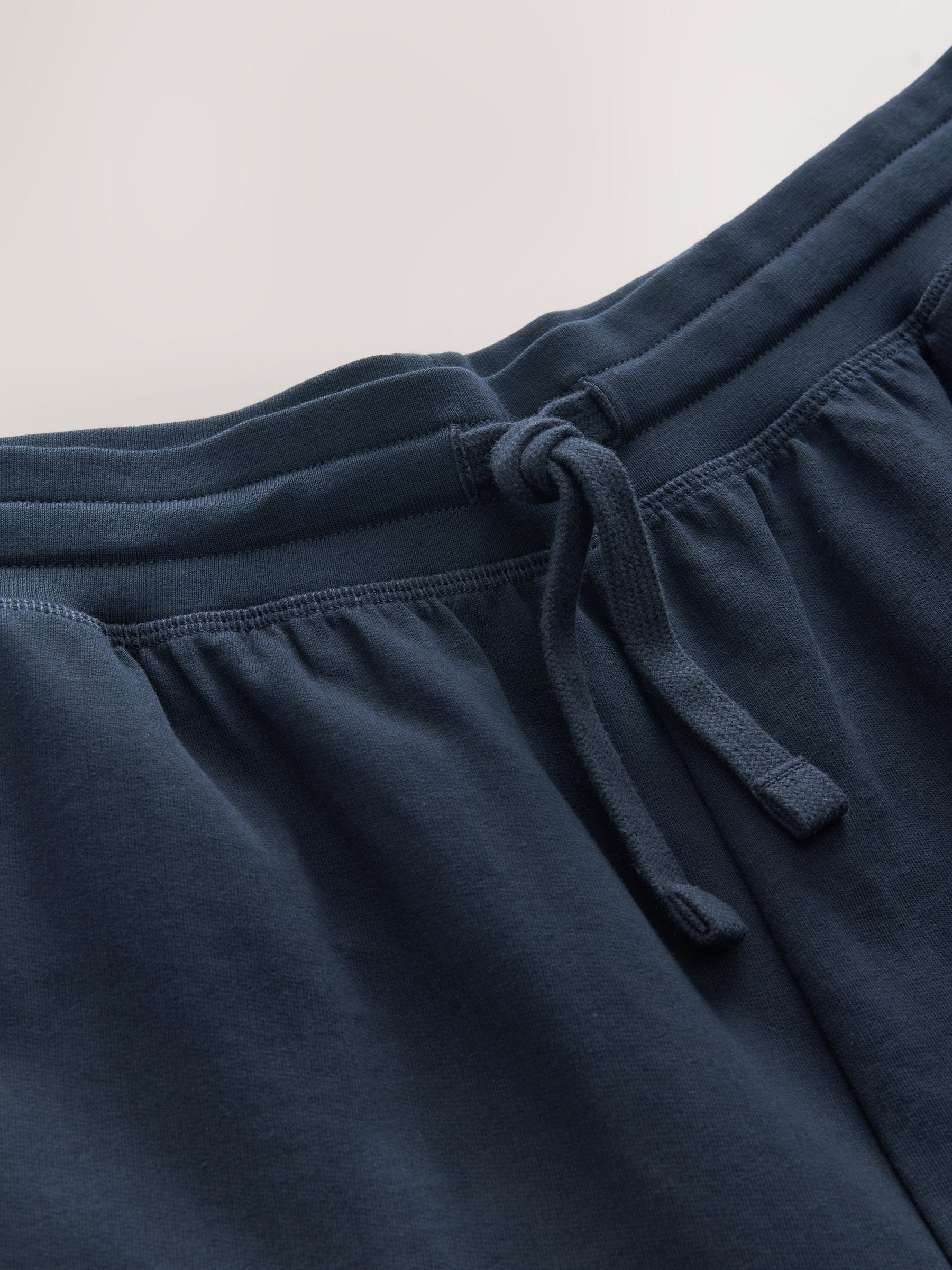 Marineblauw/blauw - Met boorden - Dunne joggingbroek
