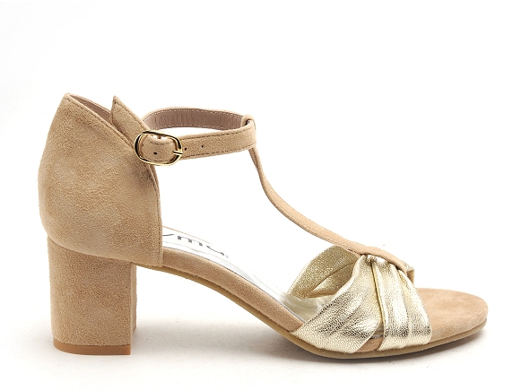 Myma nu pieds talons femme 6554my beige