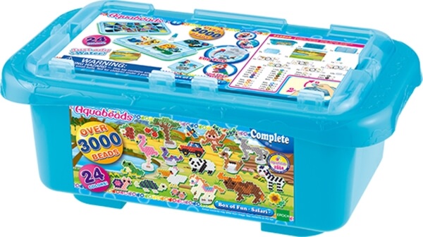EPOCH Aquabeads 32808 Mega Bastelbox Safari 3000 Stück