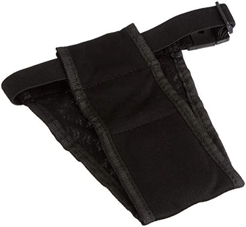Calcinha para cachorro, tamanho P, 32-39 cm, preta