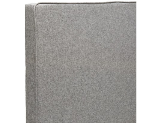 MERINOS - Tête de lit Melty chine gris clair 140cm (150cm finie)