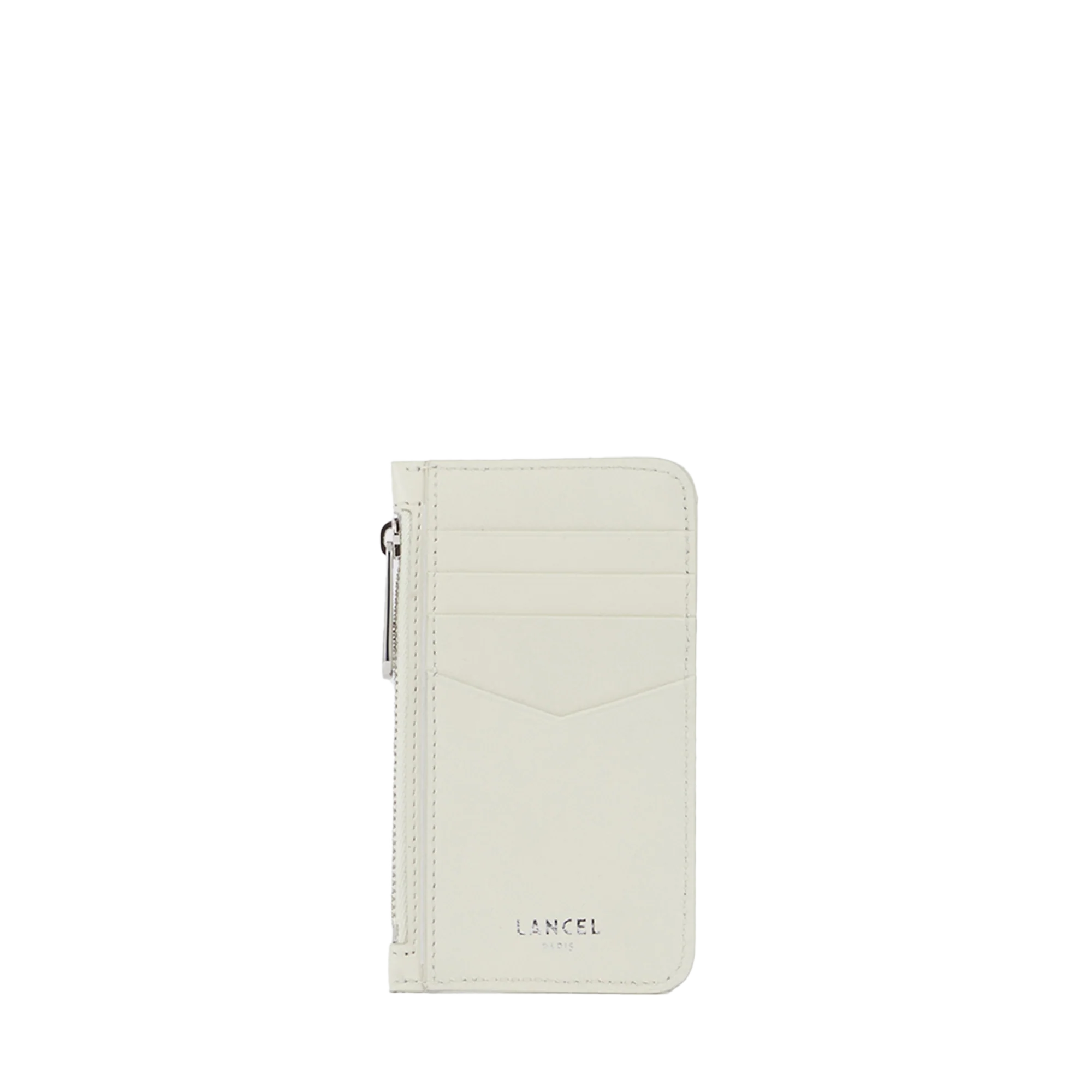 Porte-cartes zippé Midi-Minuit de Lancel-Neige